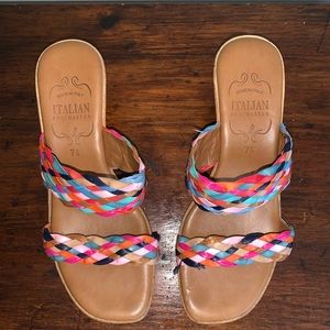 Colorful Wedge Sandals